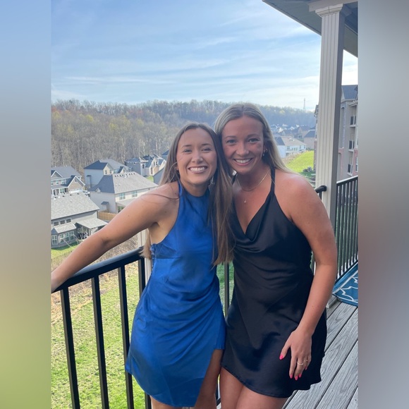 Altered state black silk dress - Picture 3 of 4